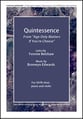 Quintessence SATB choral sheet music cover